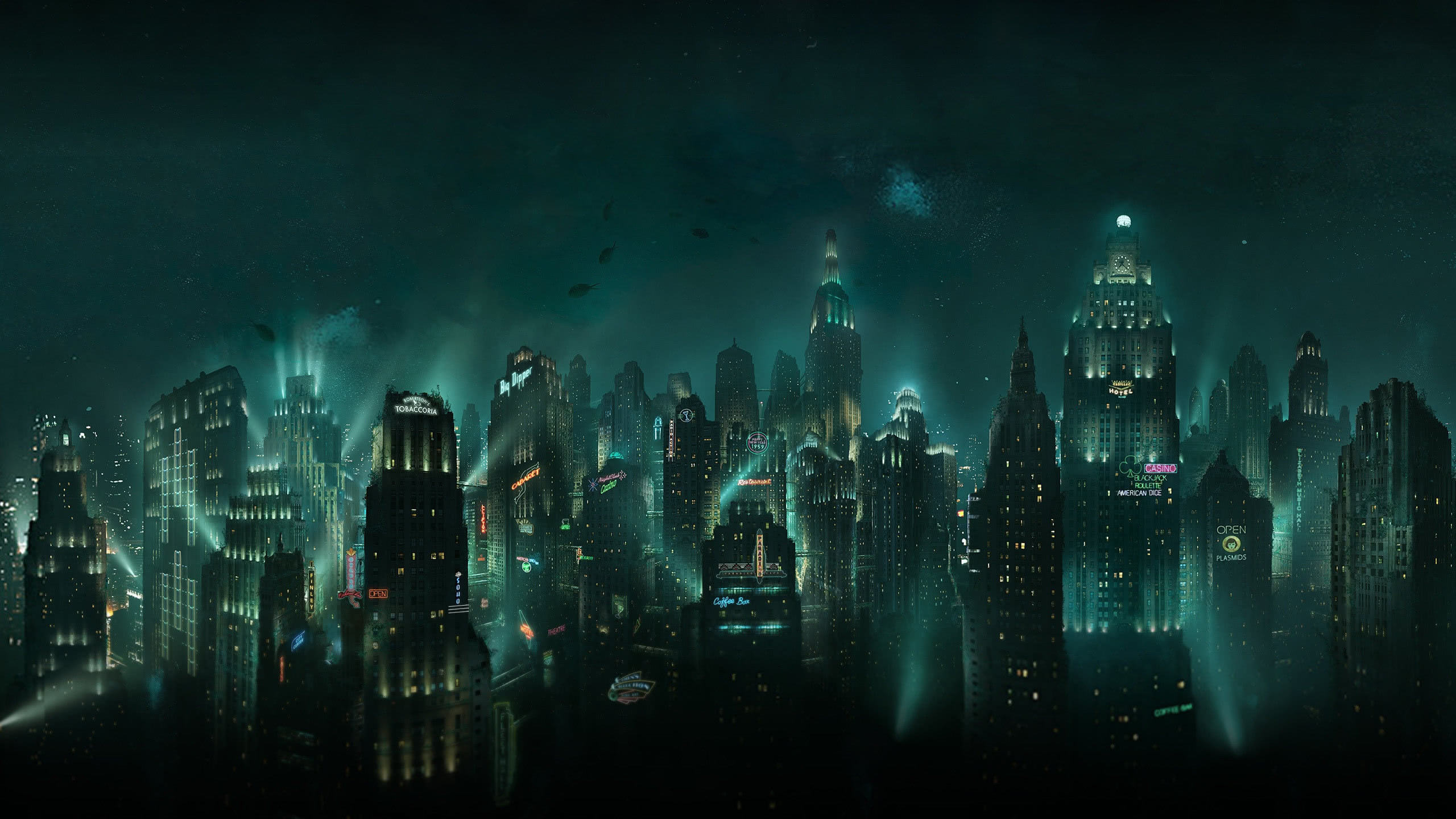 Bioshock Rapture City Wqhd 1440p Wallpaper - Free Wallpaper 1080p - HD Wallpaper 