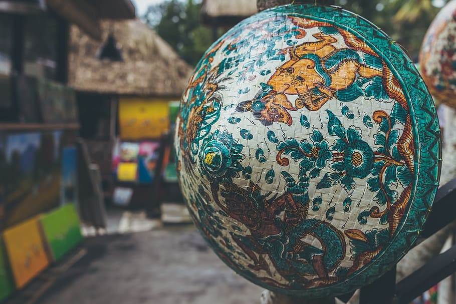 Close-up Photography Of Printed Hat, Accessory, Art, - Art - HD Wallpaper 