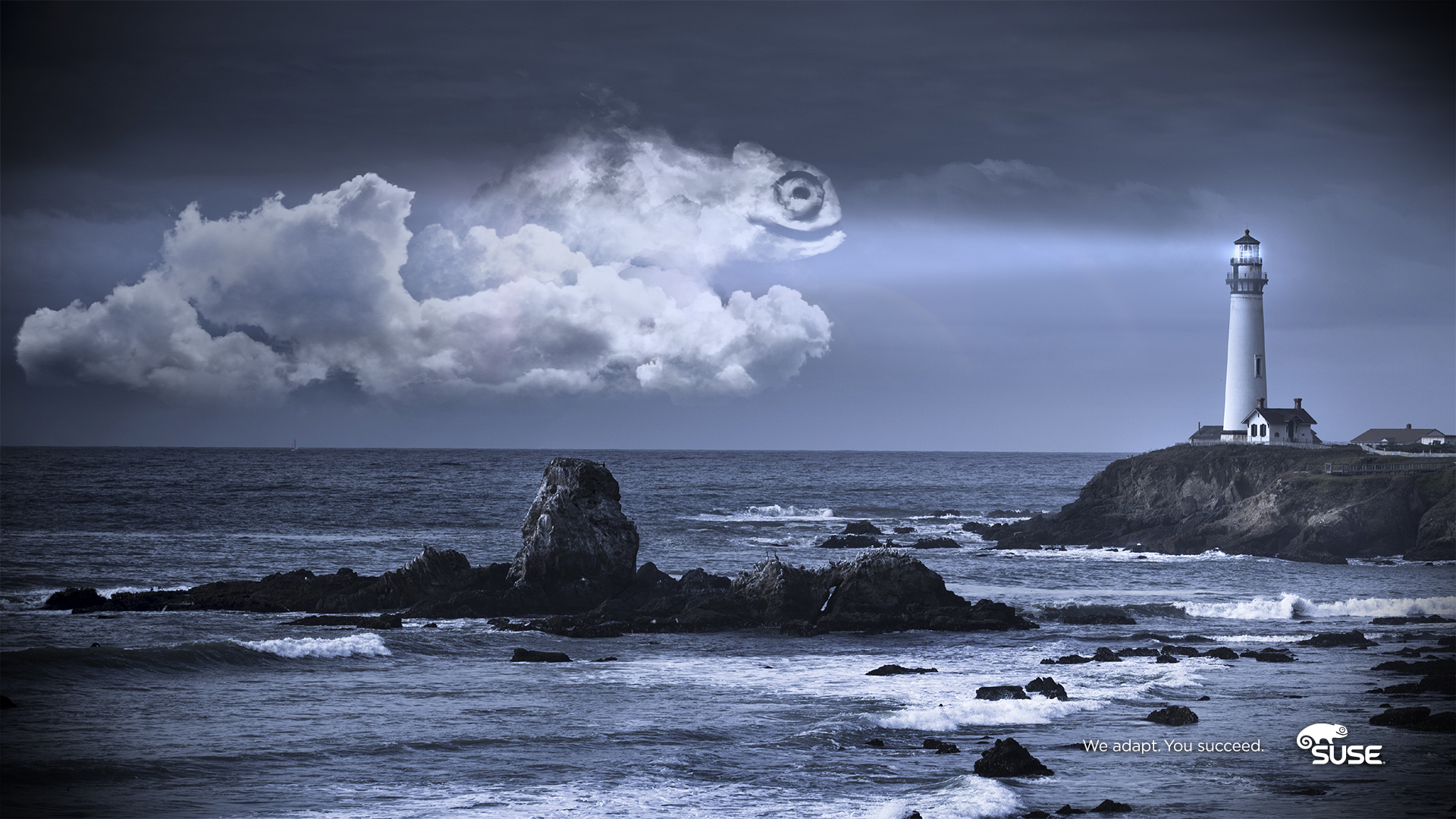 Lighthouse At The Sea - HD Wallpaper 