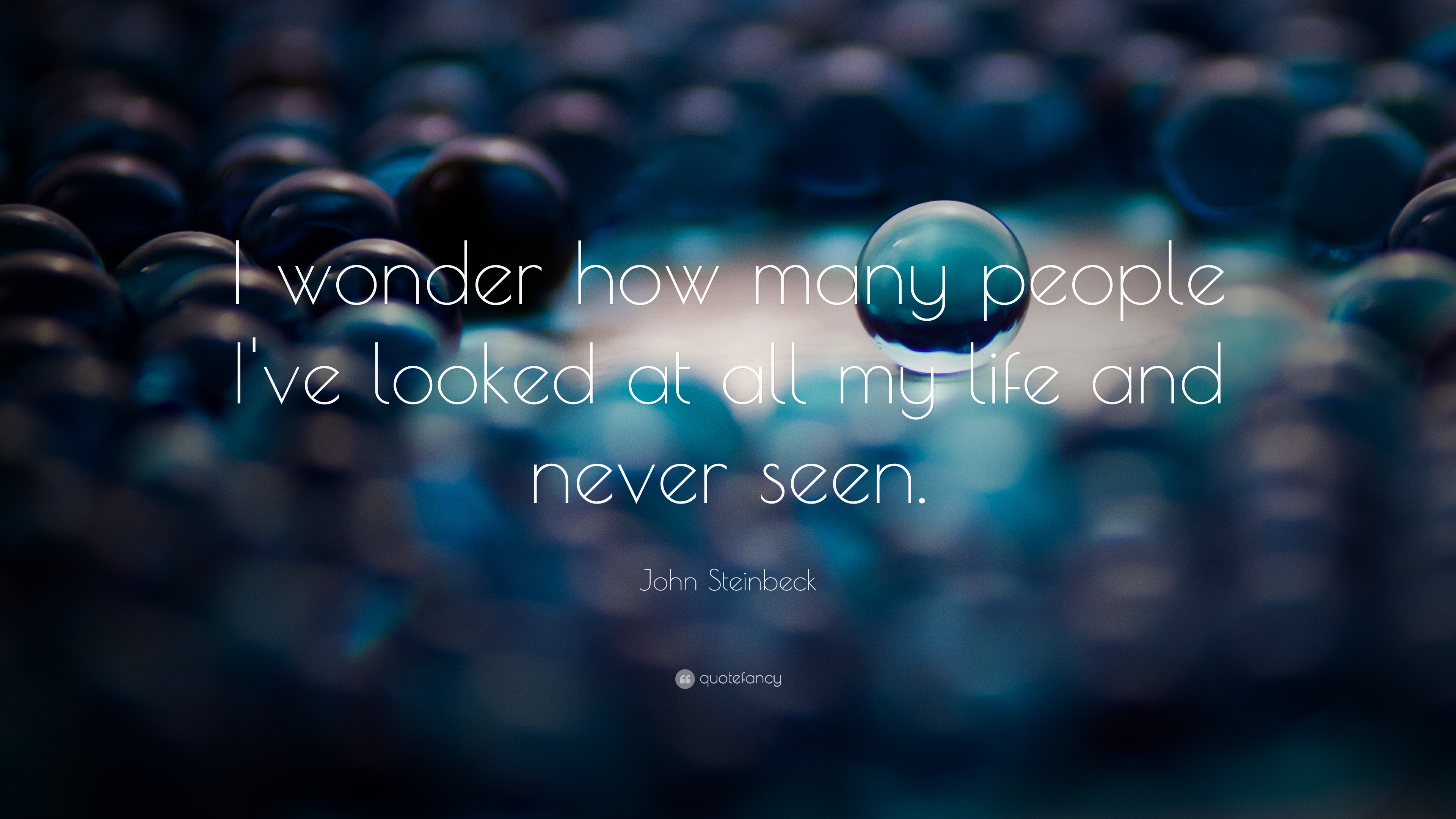 “i Wonder How Many People I Ve Looked At All My Life - Innovation Is The Only Way To Win - HD Wallpaper 