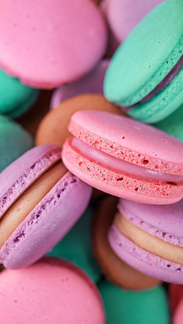 Macarons Wallpaper Iphone - HD Wallpaper 