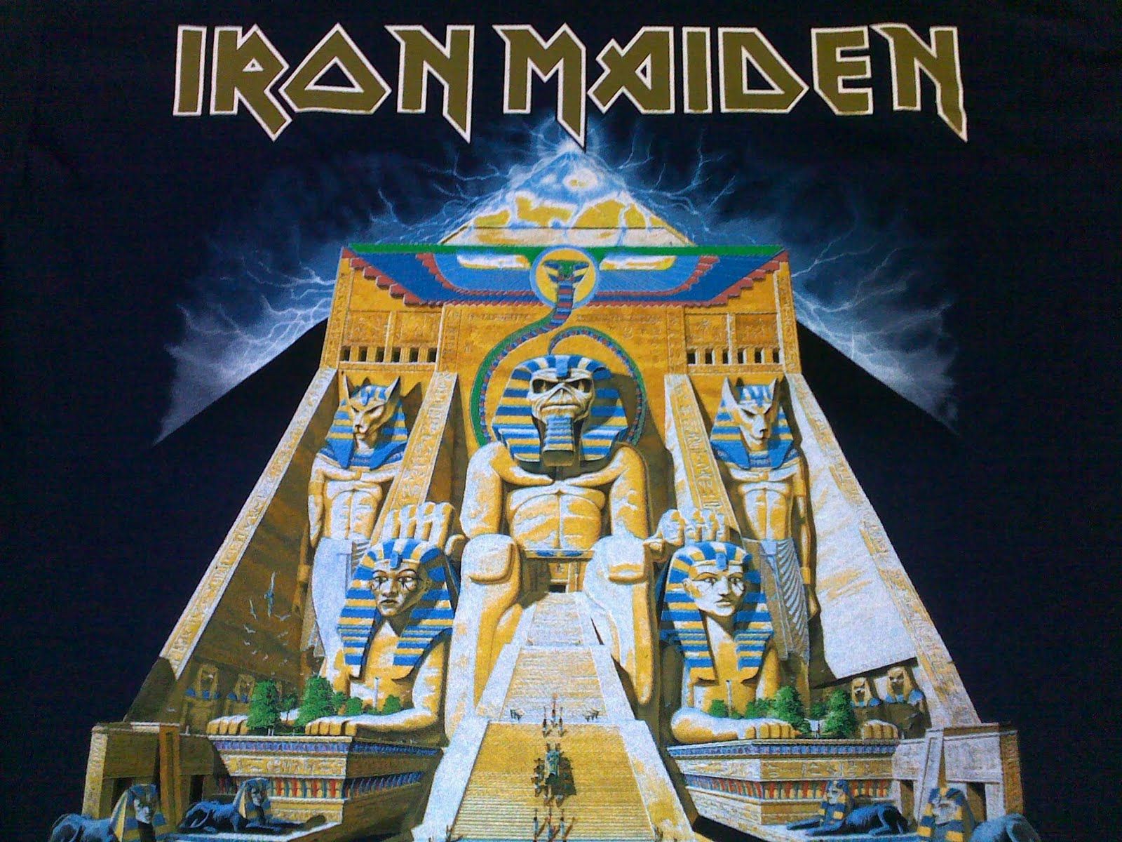 Powerslave Iron Maiden Cover - HD Wallpaper 
