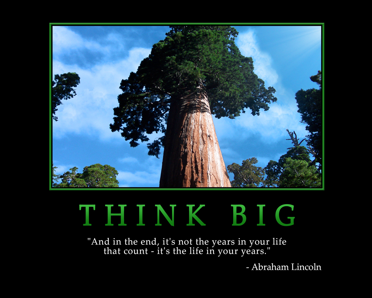 Think Big Motivation Quotes - HD Wallpaper 