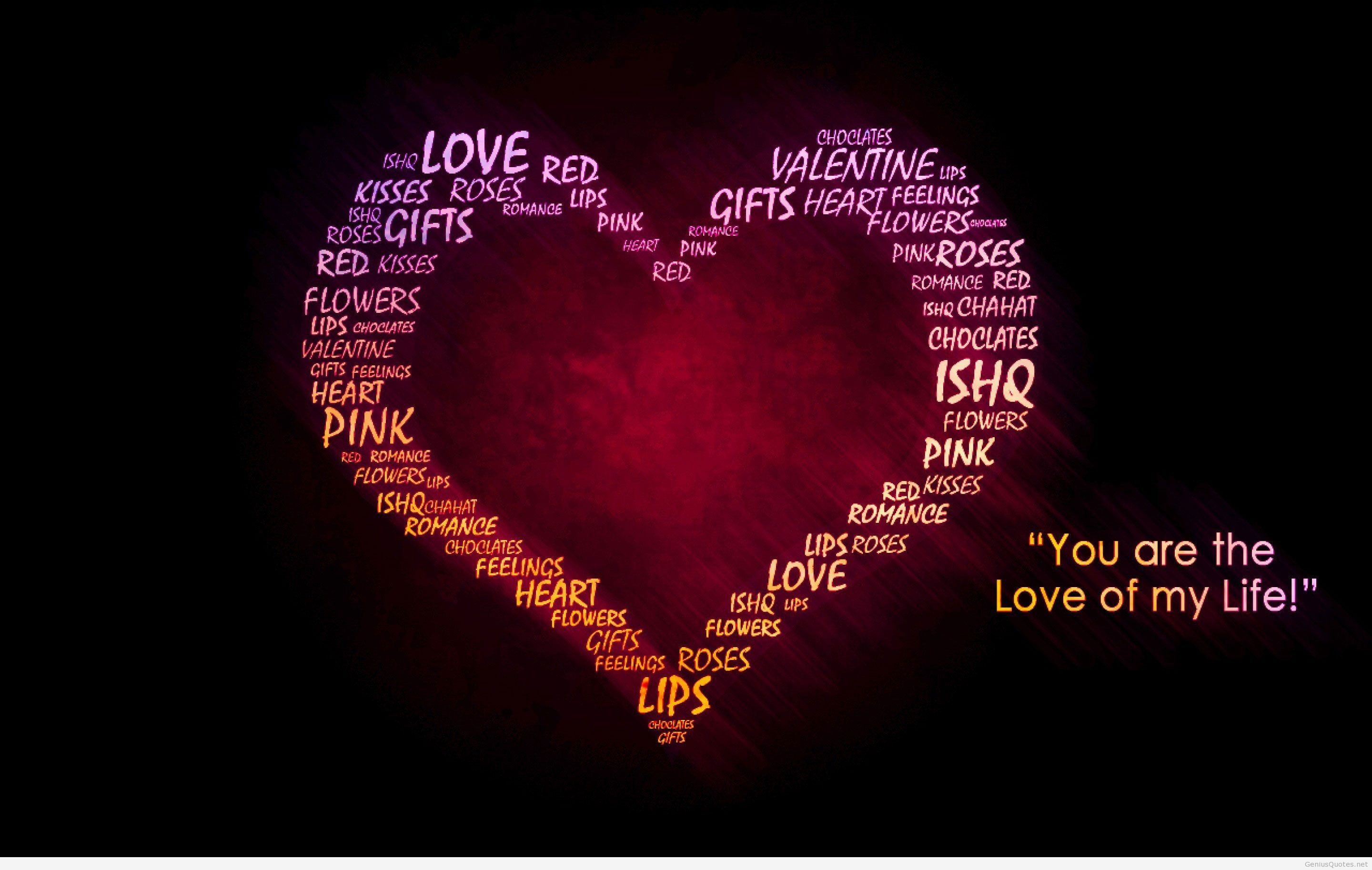 The Love Of My Life Quote Hd Data Src Amazing Happy - Happy Birthday My  Love Hd - 2880x1827 Wallpaper 