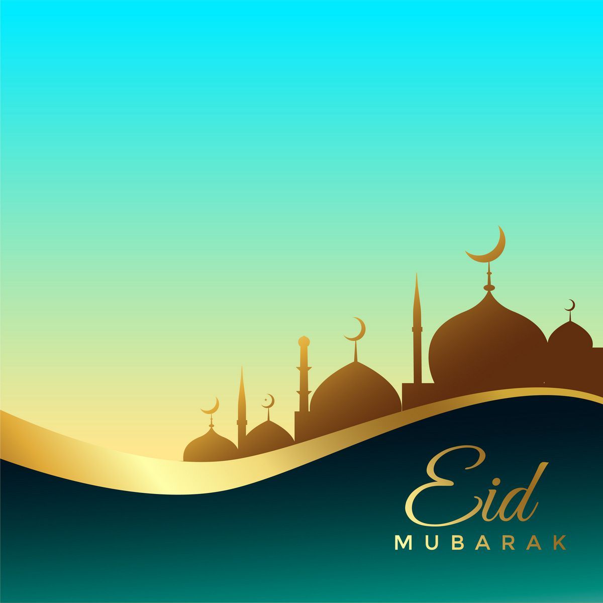 Design Eid Mubarak Background - HD Wallpaper 