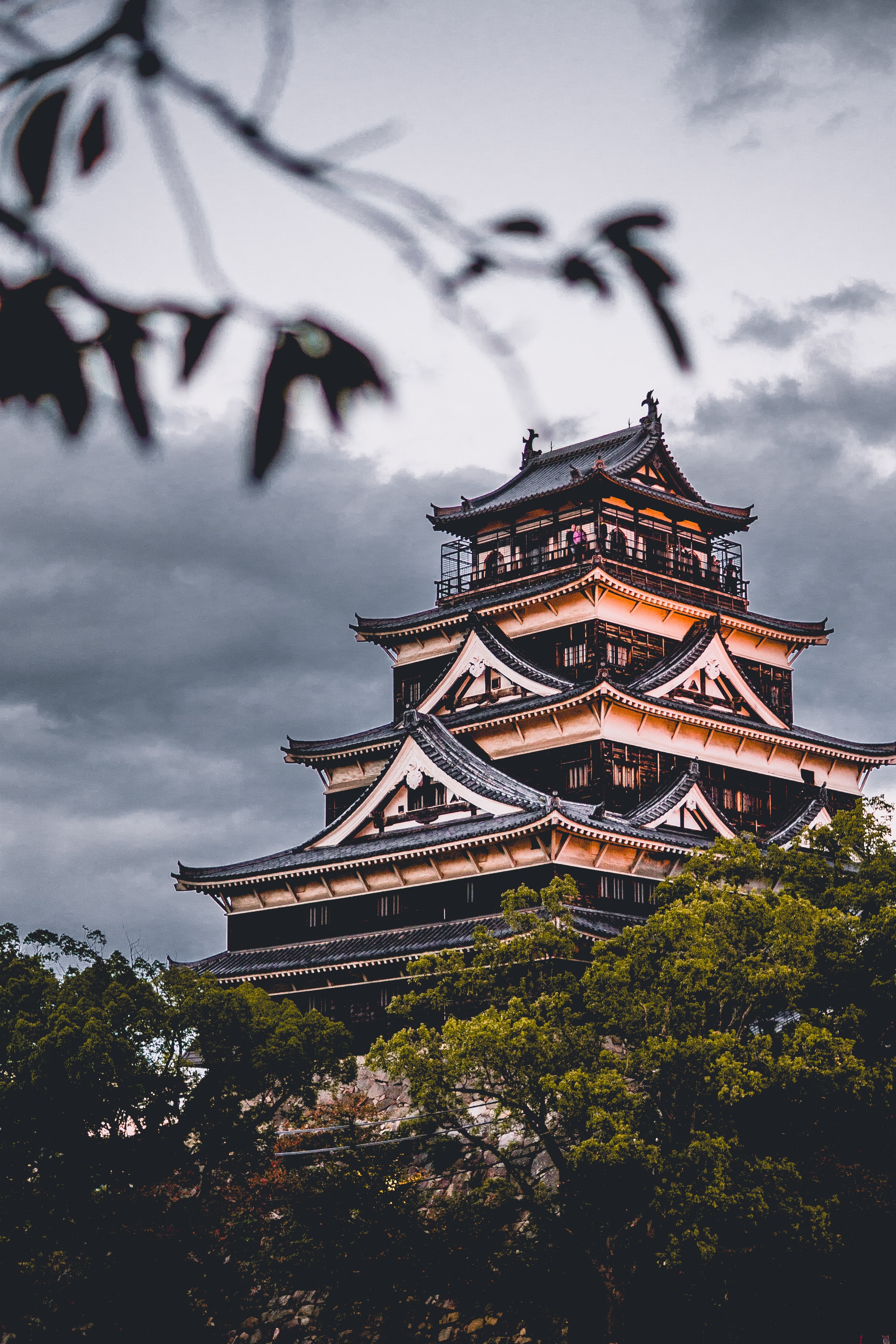 Hiroshima Castle - HD Wallpaper 