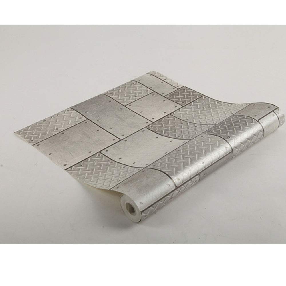 53m Pvc Material Retro Industrial Style Imitation Metal - Wallet - HD Wallpaper 