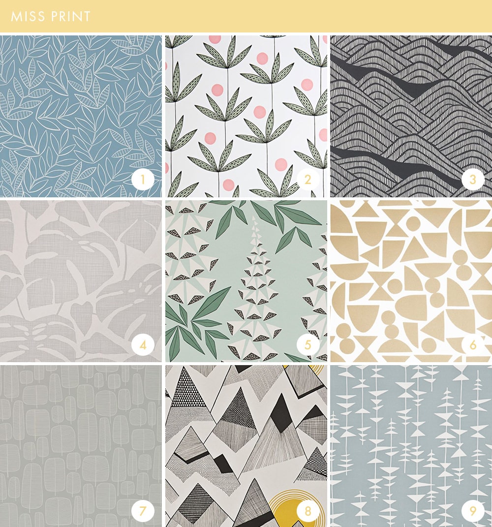 Emily Henderson Online Wallpaper Roundup Miss Print - Wallpaper - HD Wallpaper 