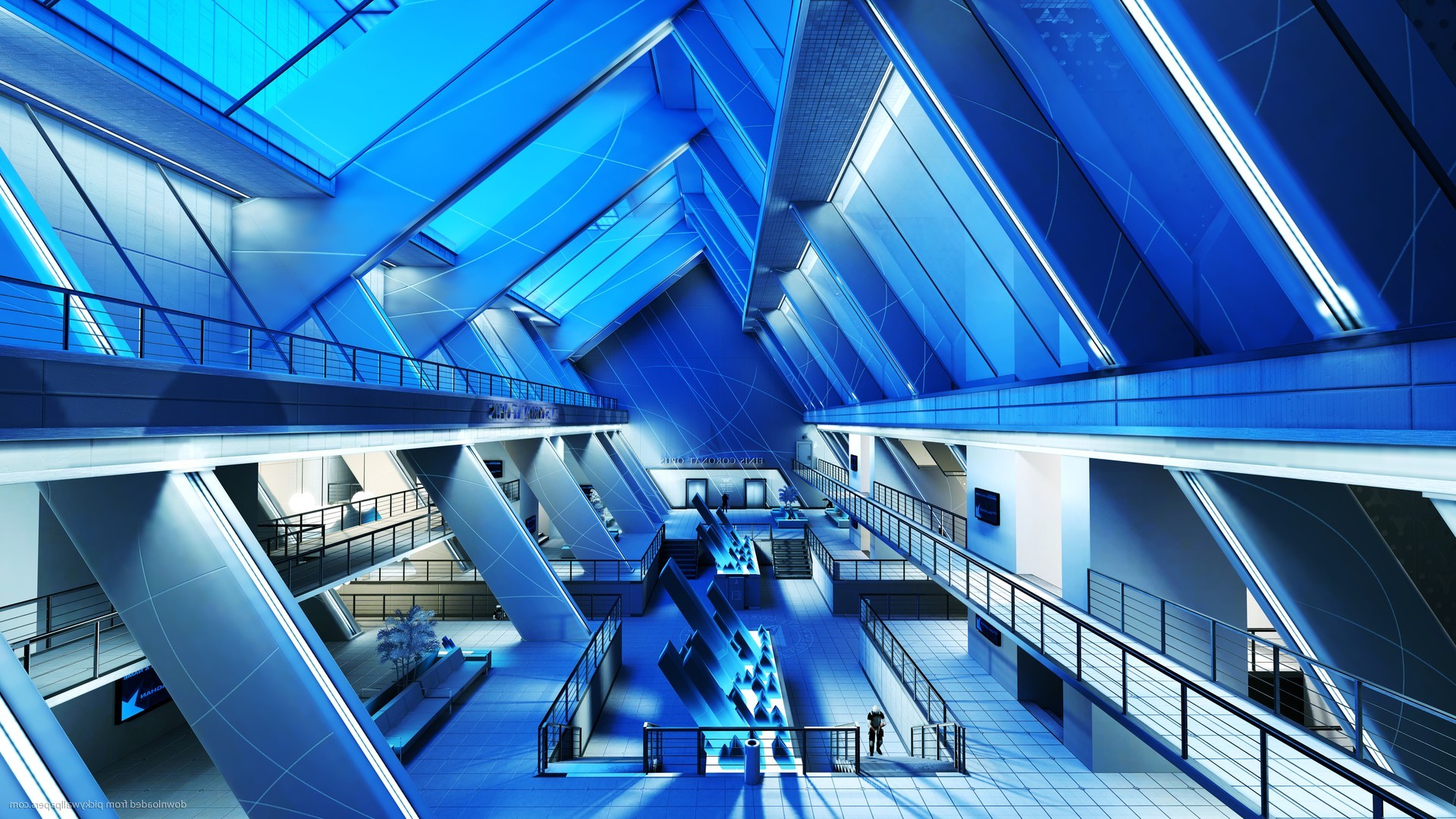 Modern Architecture Video Games - HD Wallpaper 