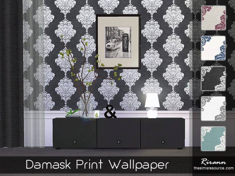 Sims 4 Damask - HD Wallpaper 