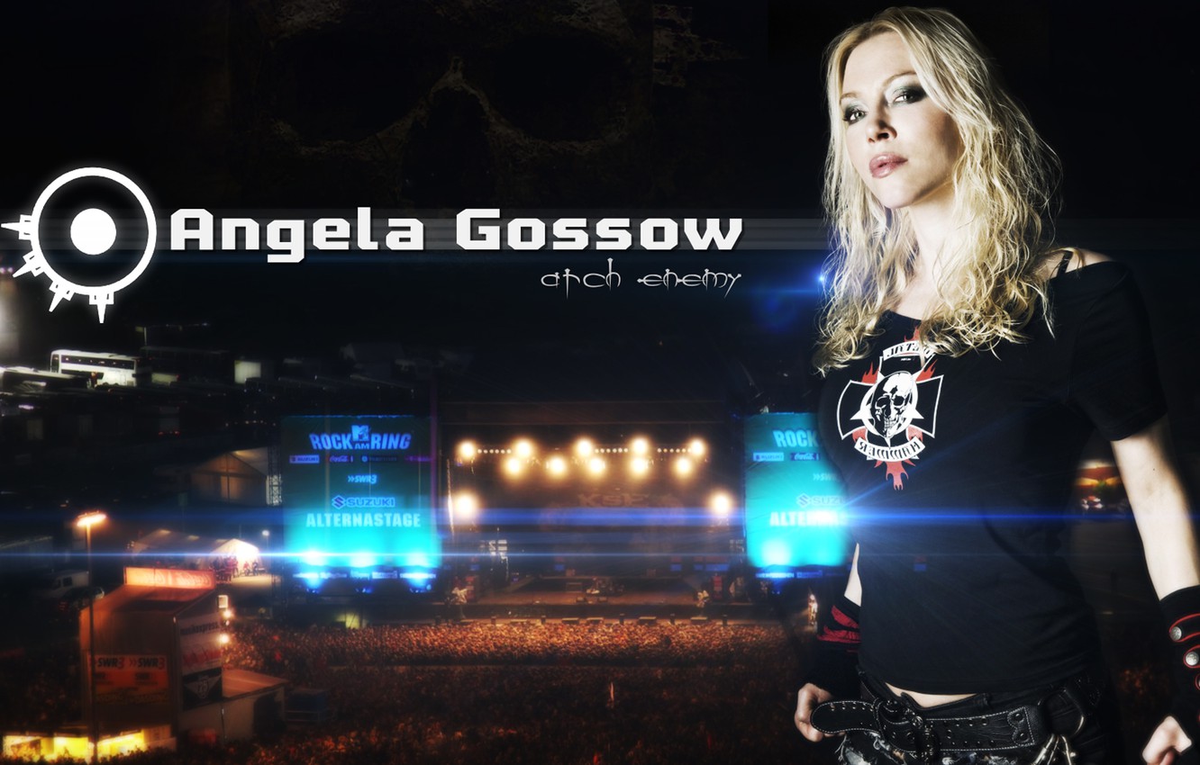 Photo Wallpaper Arch Enemy, Angela Gossow, Melodic - Arch Enemy Angela Gossow - HD Wallpaper 