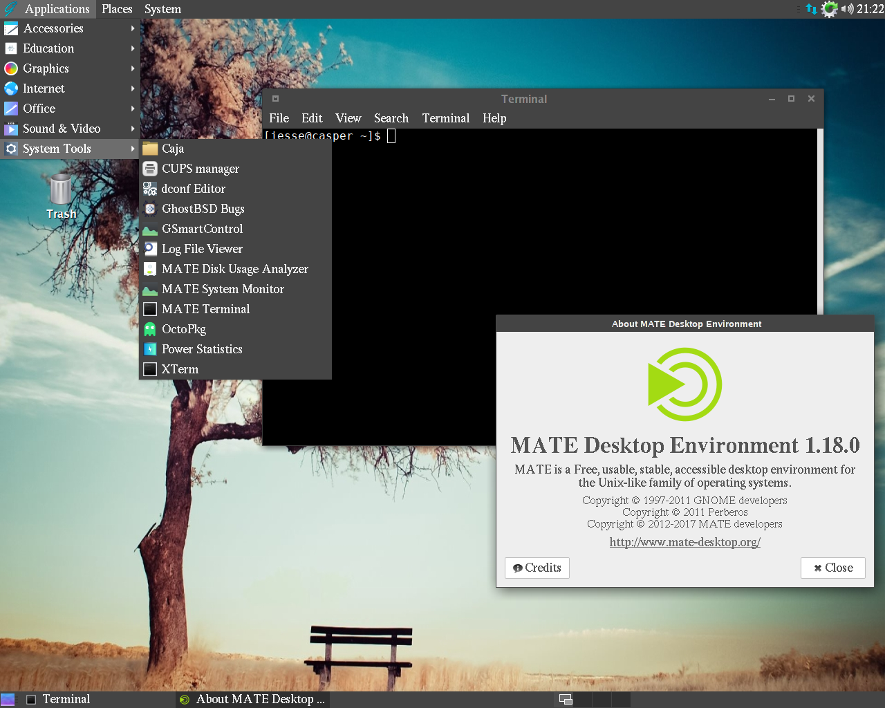 Ghost Bsd Wallpaper Px, - Ghost Bsd - HD Wallpaper 