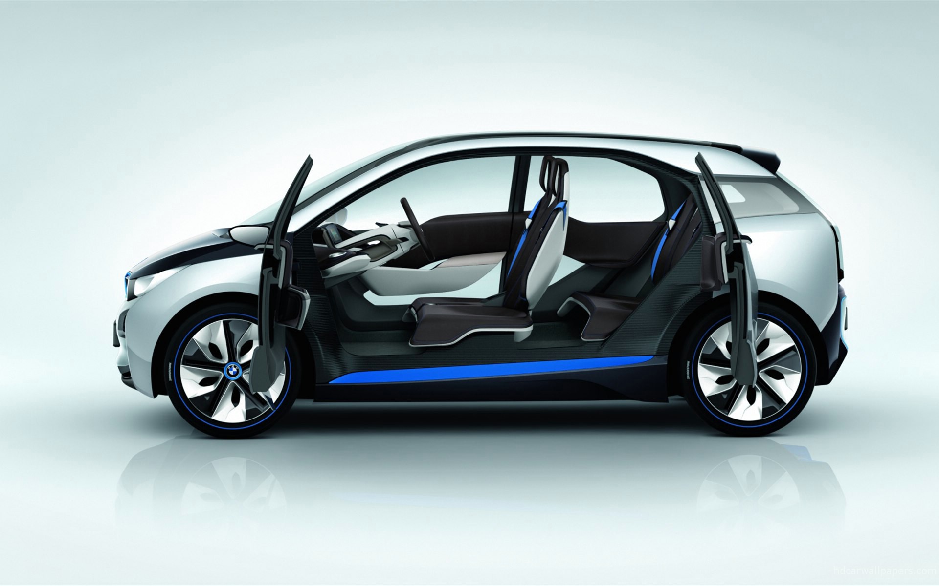 Bmw I3 Открытые Двери - HD Wallpaper 