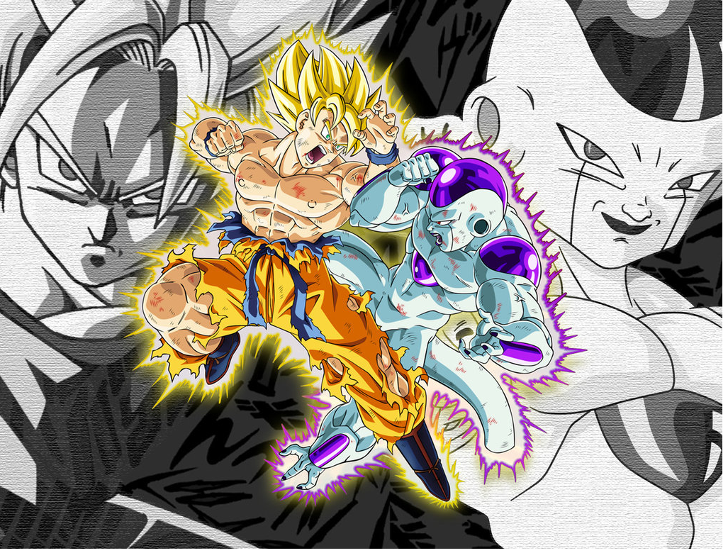 Goku Vs Freiza - Goku Vs Frieza Wallpaper Iphone - HD Wallpaper 