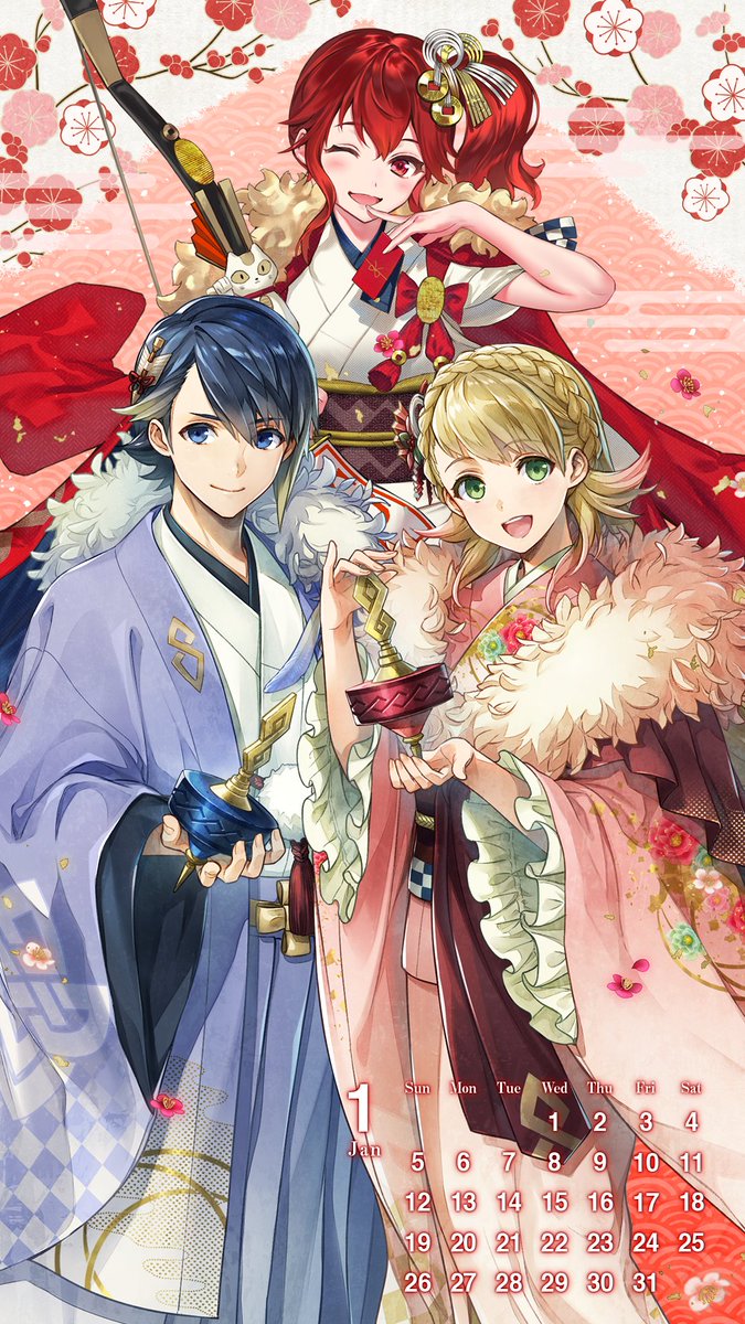 Fire Emblem Heroes New Years Alfonse And Sharena - HD Wallpaper 