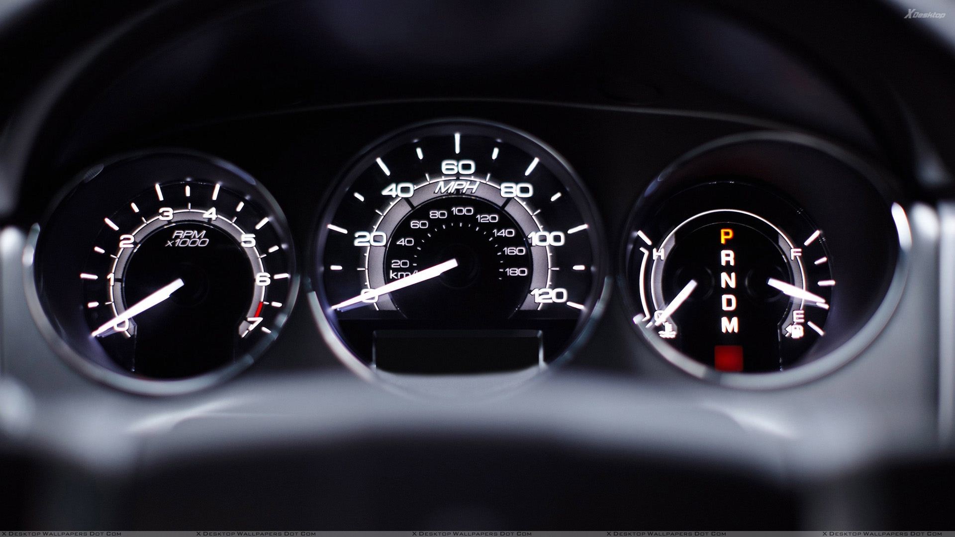 You Are Viewing Wallpaper Titled Speedometer 
 Data - 2010 Lincoln Mkz Instrument Cluster - HD Wallpaper 