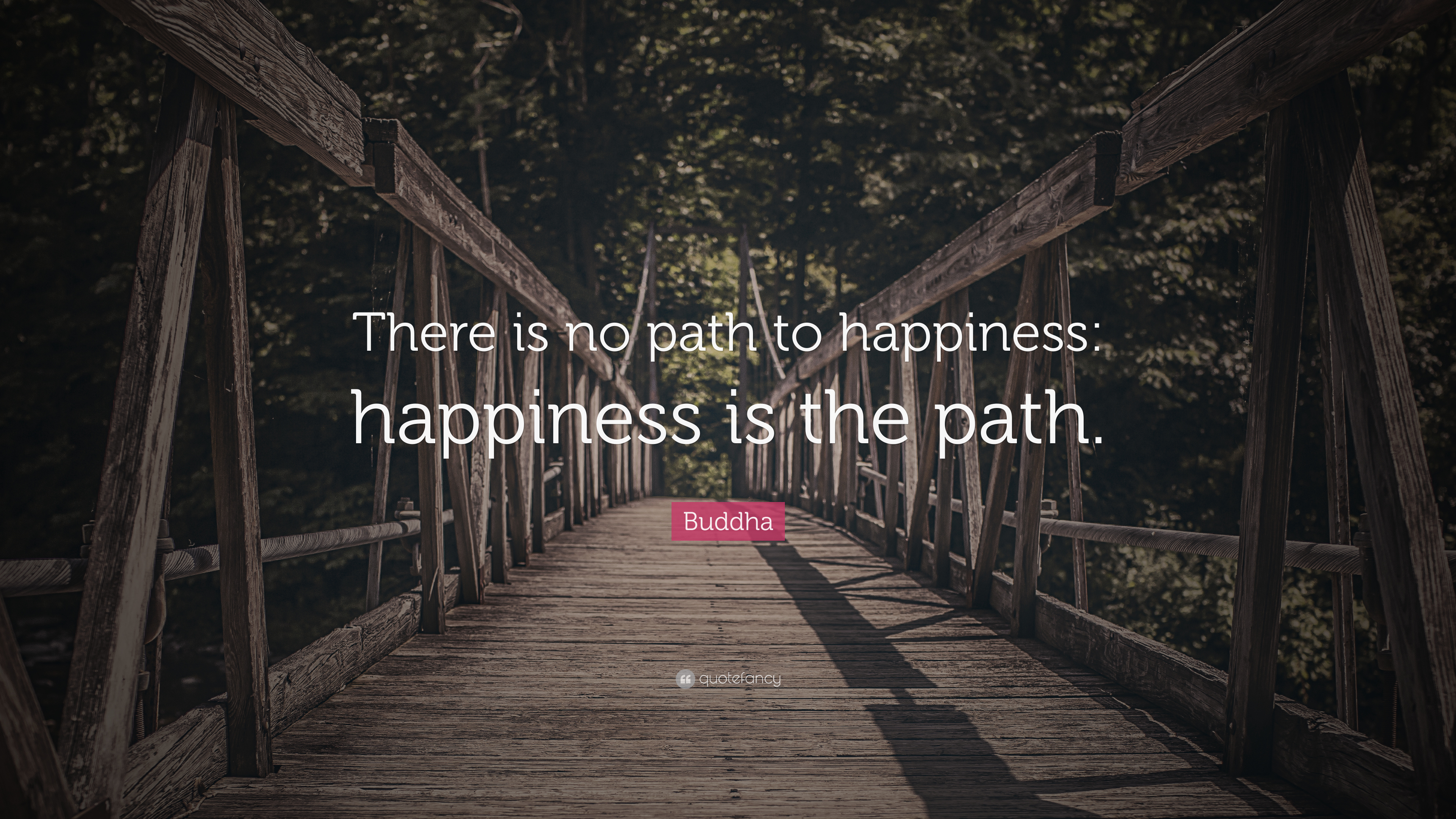 “there Is No Path To Happiness - Never Look Back Unless You Re Planning - HD Wallpaper 