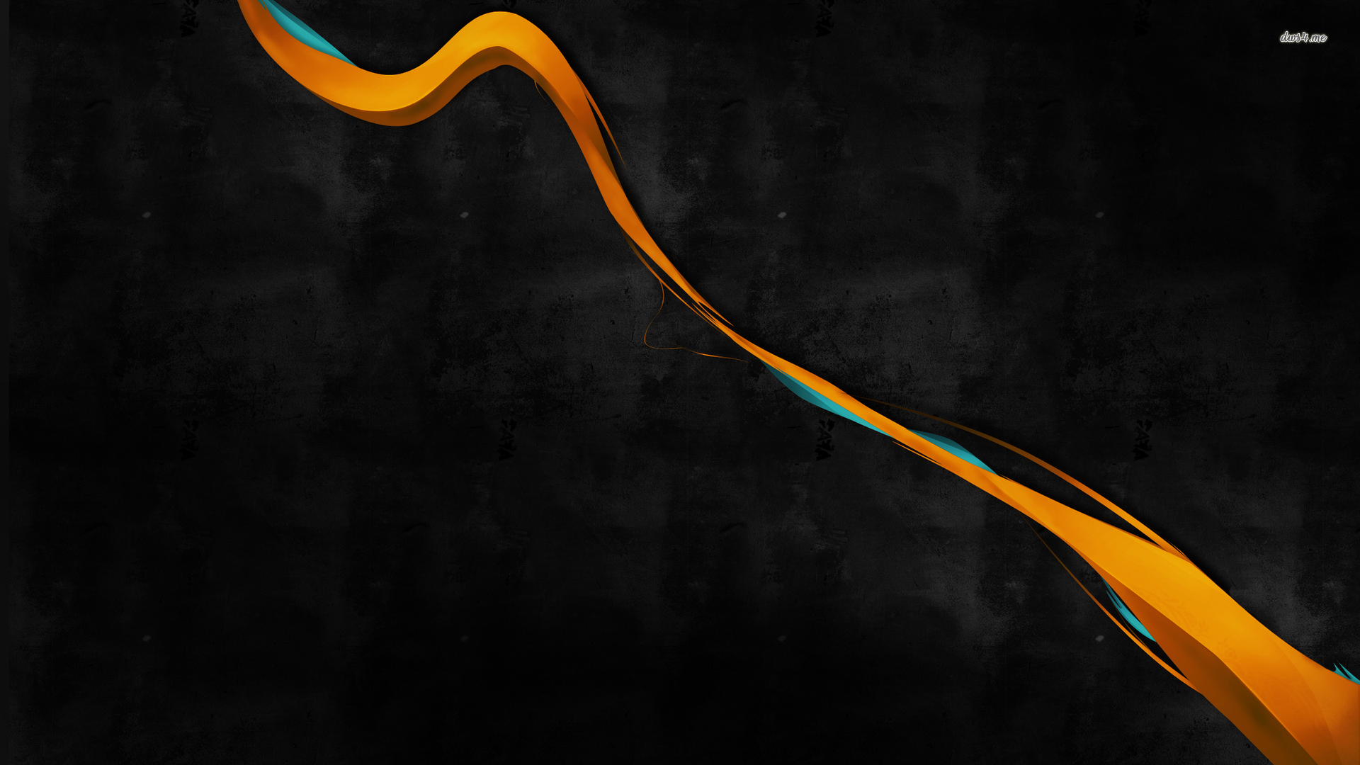 Orange And Black Curved Graphic Ppt Backgrounds - Desktop Wallpaper Denver Nuggets - HD Wallpaper 