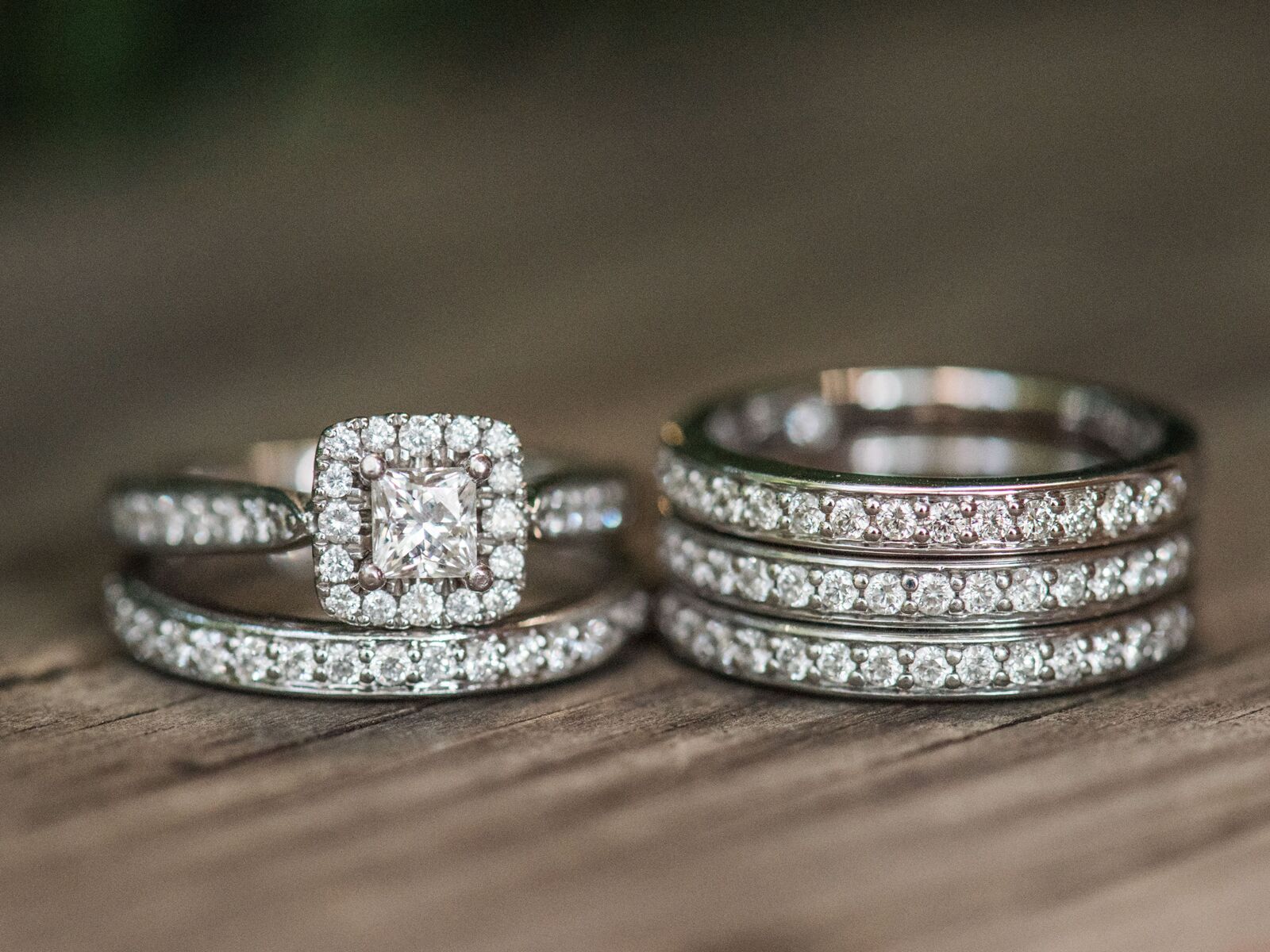 Diamond Engagement Ring With Halo And Pavé Setting - Pre-engagement Ring - HD Wallpaper 