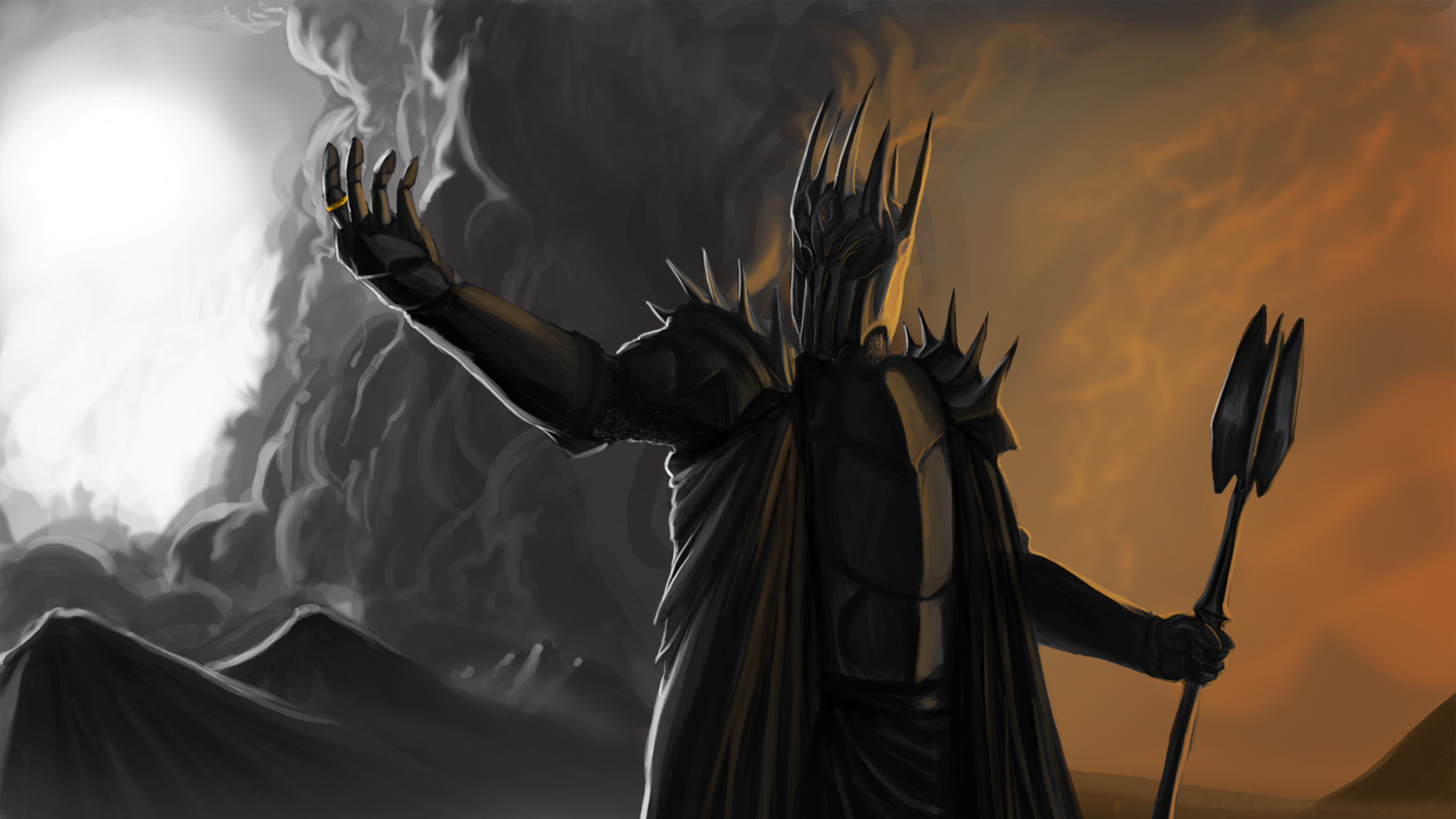 Lord Of The Rings Sauron Book - HD Wallpaper 