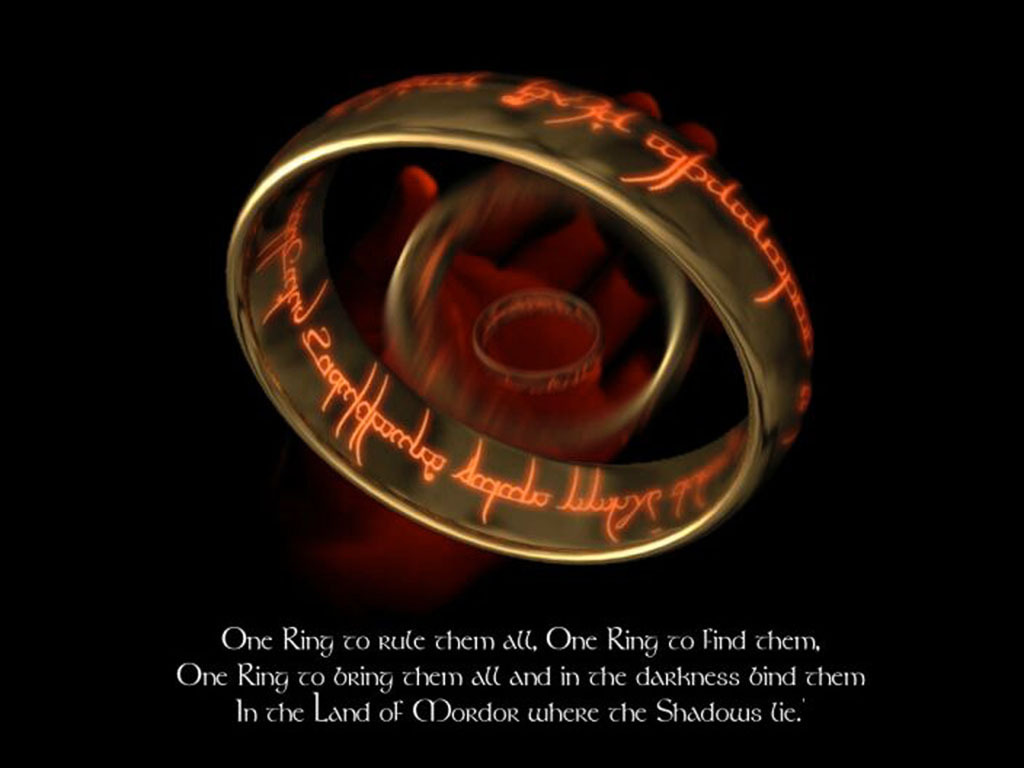 The One Ring - Lord Of The Rings Wallpaper One Ring - HD Wallpaper 