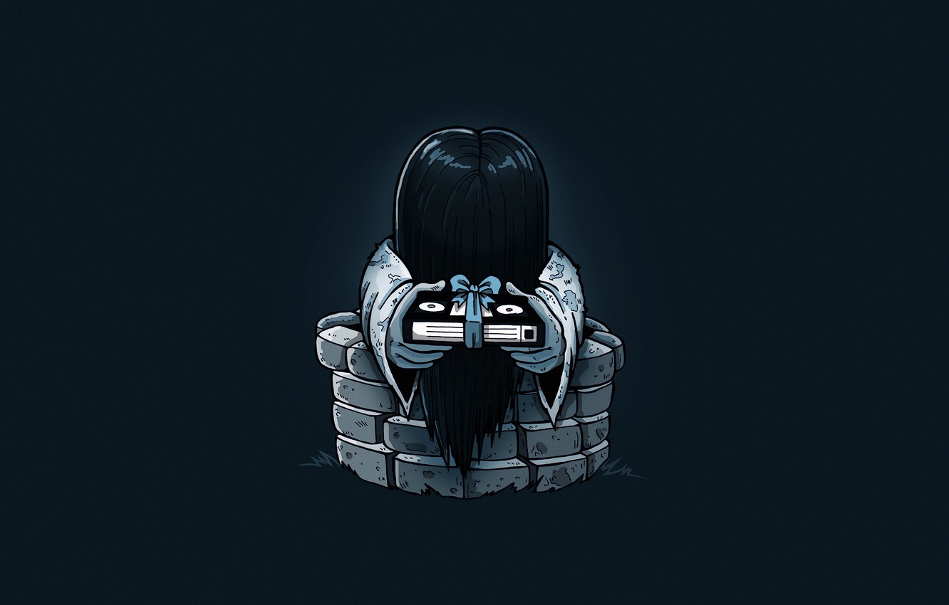 Photo Wallpaper Minimalism, Style, Background, Art, - Creepy Xmas - HD Wallpaper 