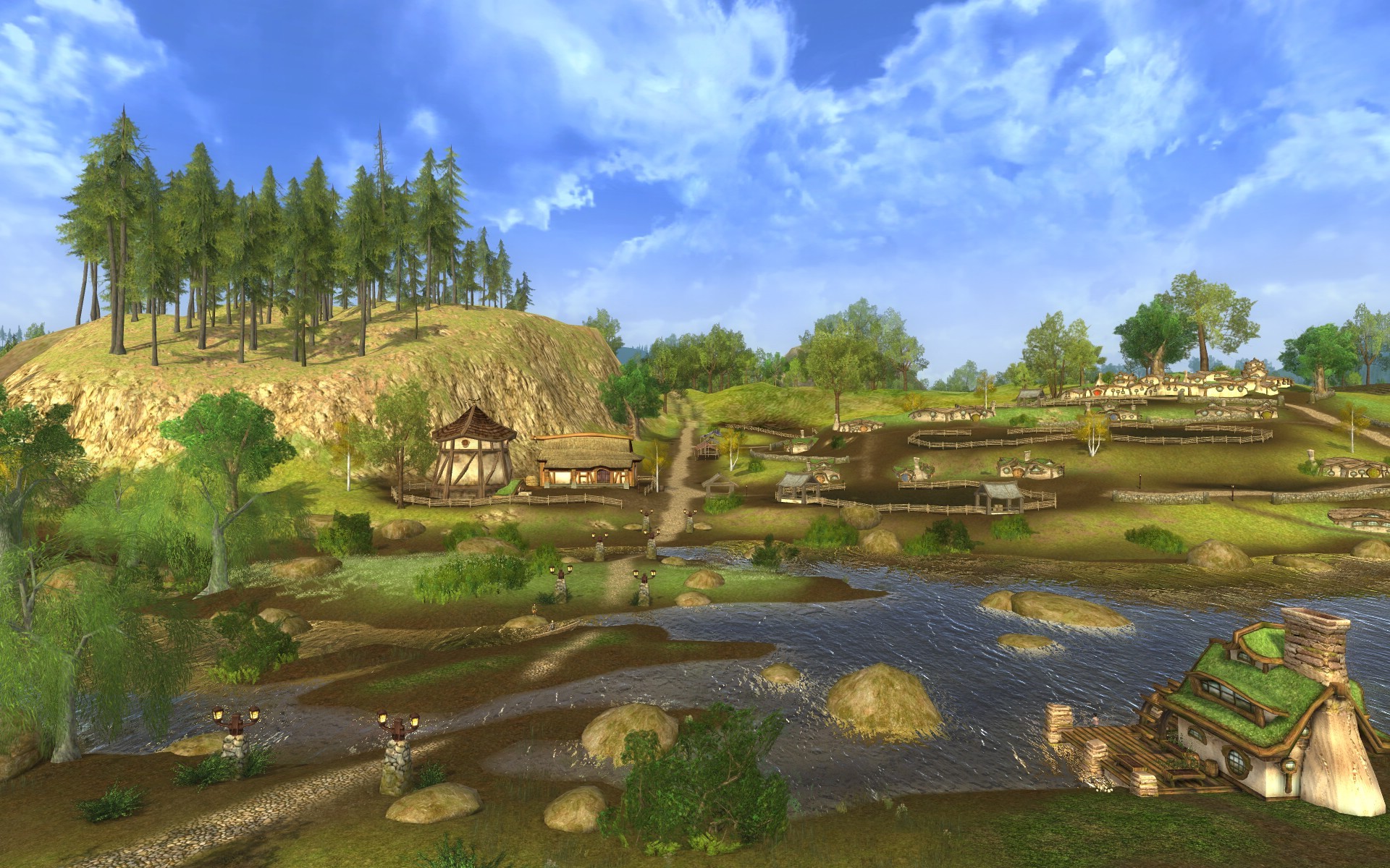 Lord Of The Rings Online Shire - HD Wallpaper 