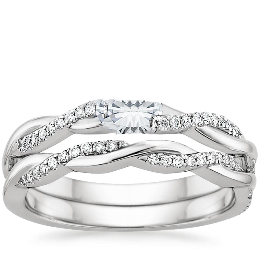 Hd Wedding Ring - Twisted Wedding Ring Sets For Women - HD Wallpaper 