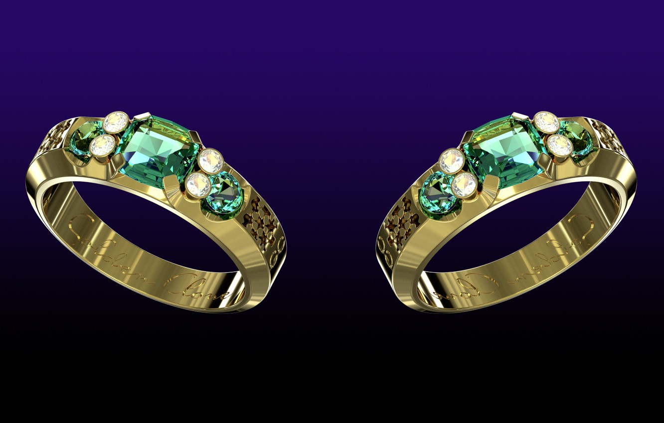 Photo Wallpaper The Dark Background, Diamonds, Gems, - Engagement Ring - HD Wallpaper 