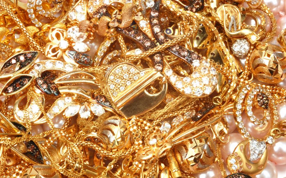 Jewelry High Resolution Photos Wallpaper,diamond Hd - Pile Of Expensive Jewelry - HD Wallpaper 