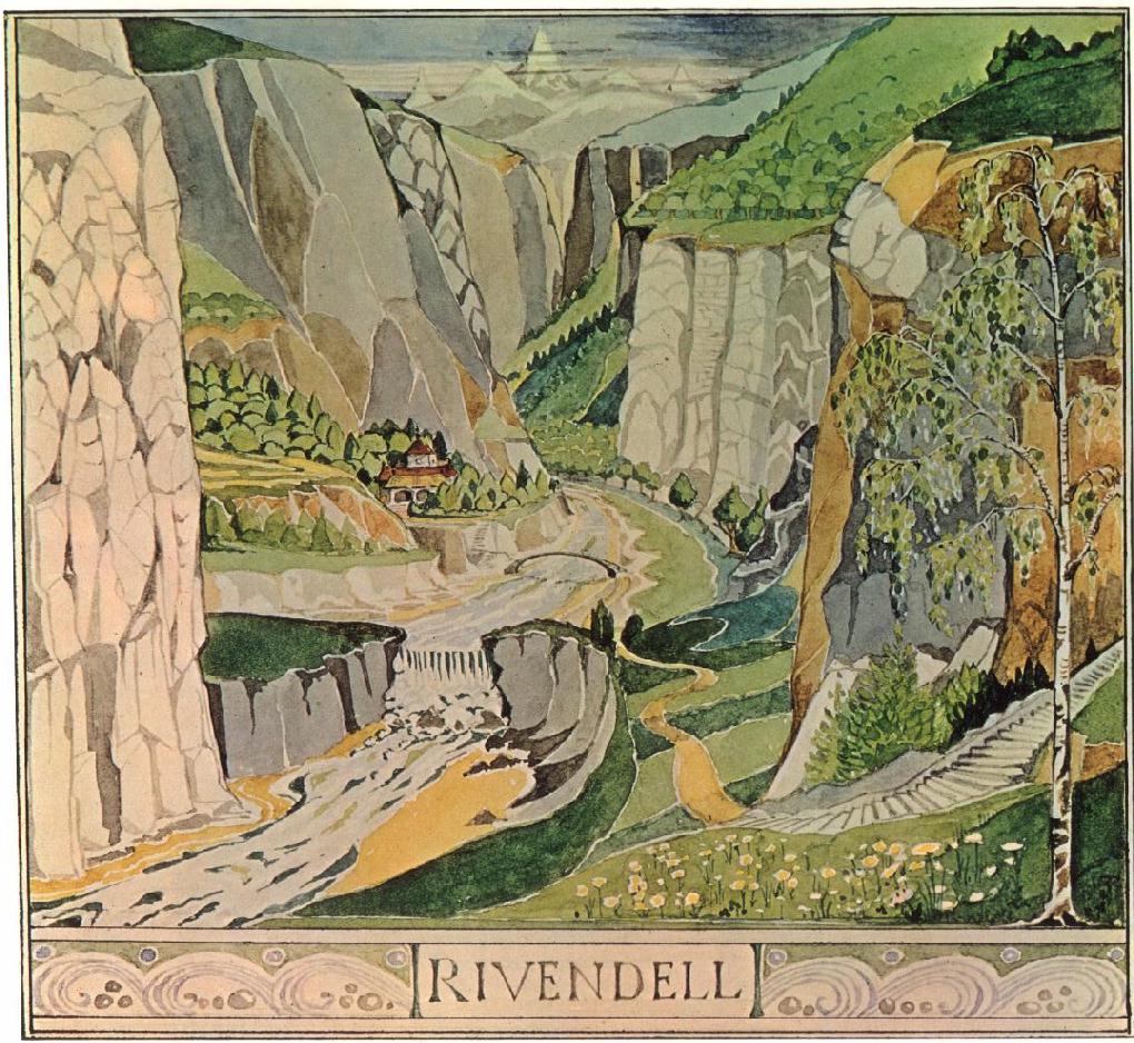 Tolkien Rivendell 1020x938 Wallpaper Teahub Io