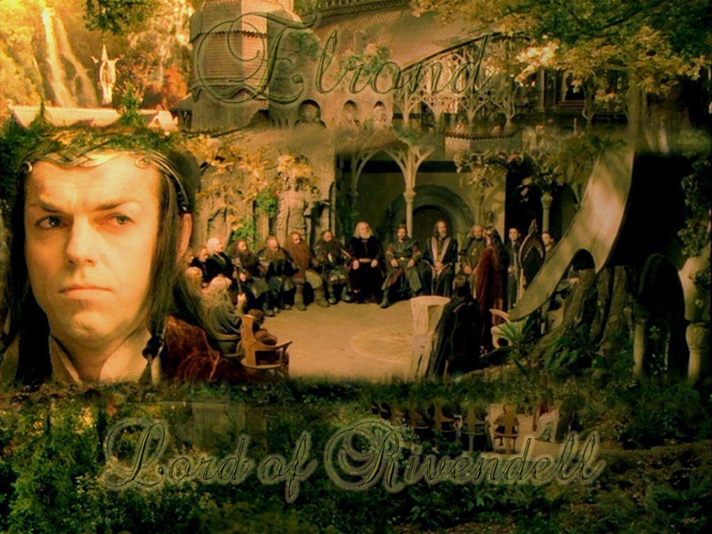 Lord Of Rivendell - Council Of Elrond Background - HD Wallpaper 