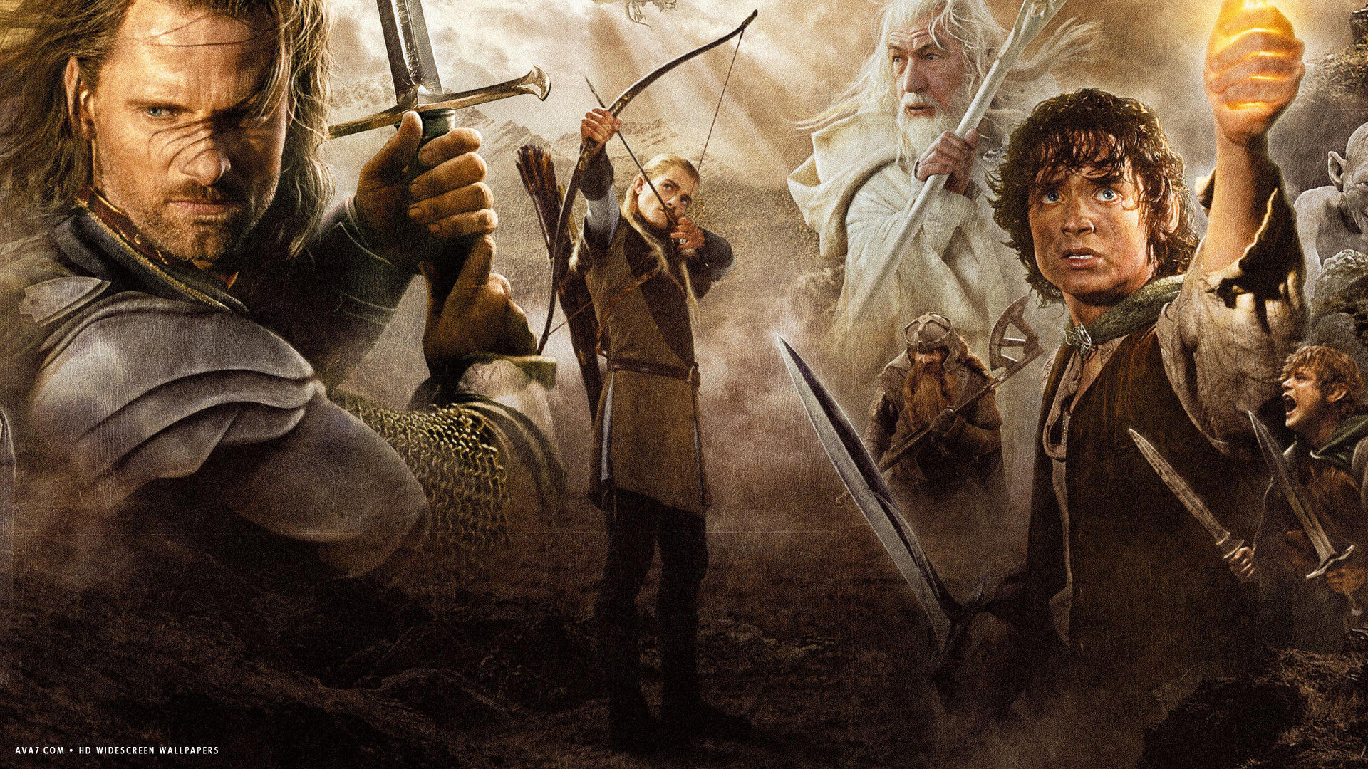 Lord Of The Rings The Return Of The King Movie Hd Widescreen - Lord Of The Rings Wallpaper Download - HD Wallpaper 