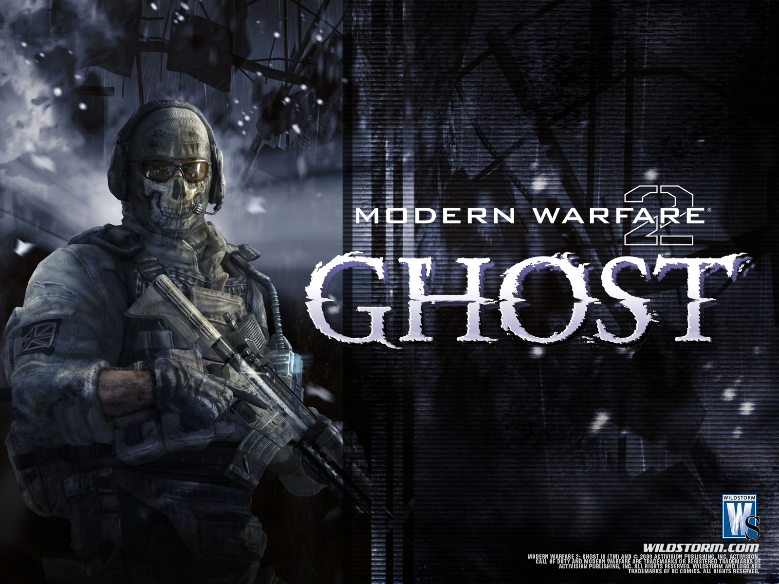 Simon Ghost - Duty Modern Warfare 2 Ghost - HD Wallpaper 