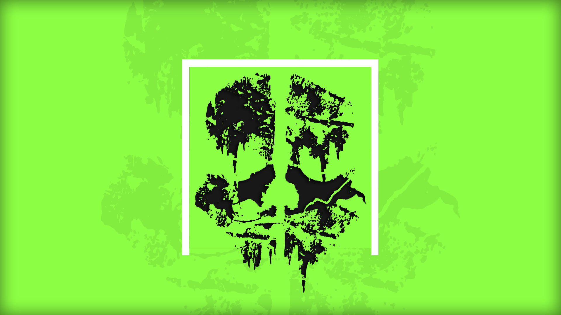 Call Of Duty Ghost Green Cool Logo - HD Wallpaper 