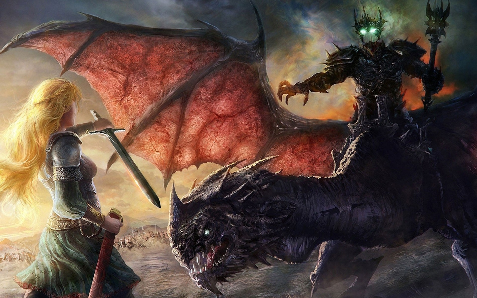 Eowyn Lotr Witch King - HD Wallpaper 