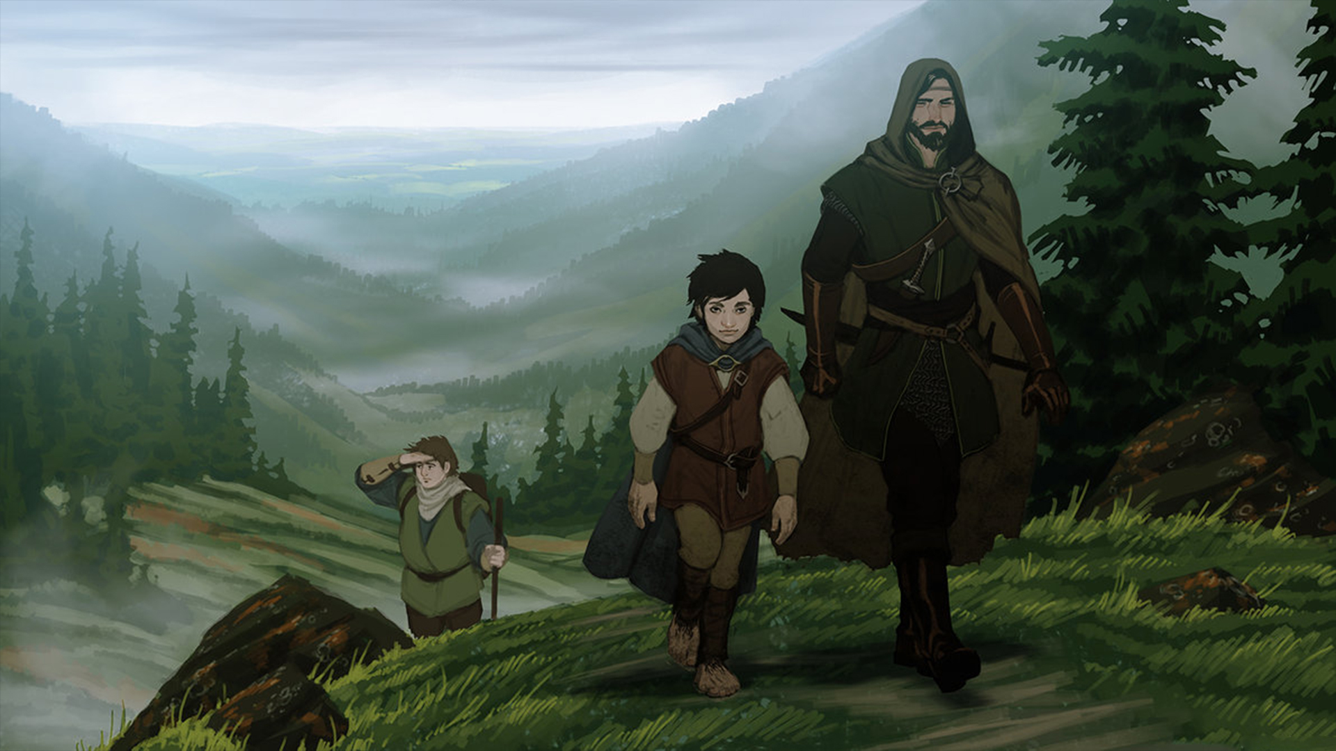 View Media - Lord Of The Rings Aragorn Art - HD Wallpaper 
