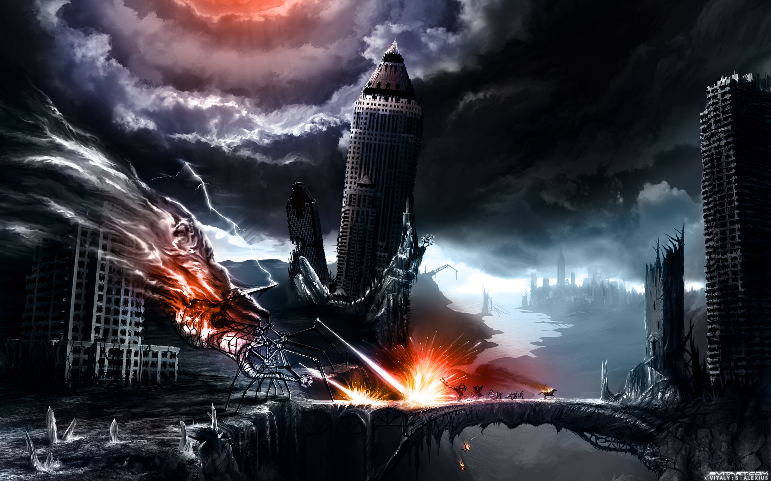 Post Apocalypse Monster Art - HD Wallpaper 