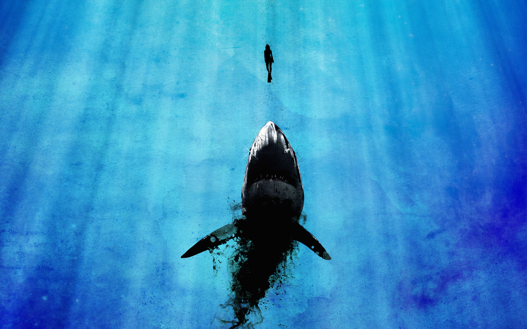 Deep Blue Sea Hd - HD Wallpaper 