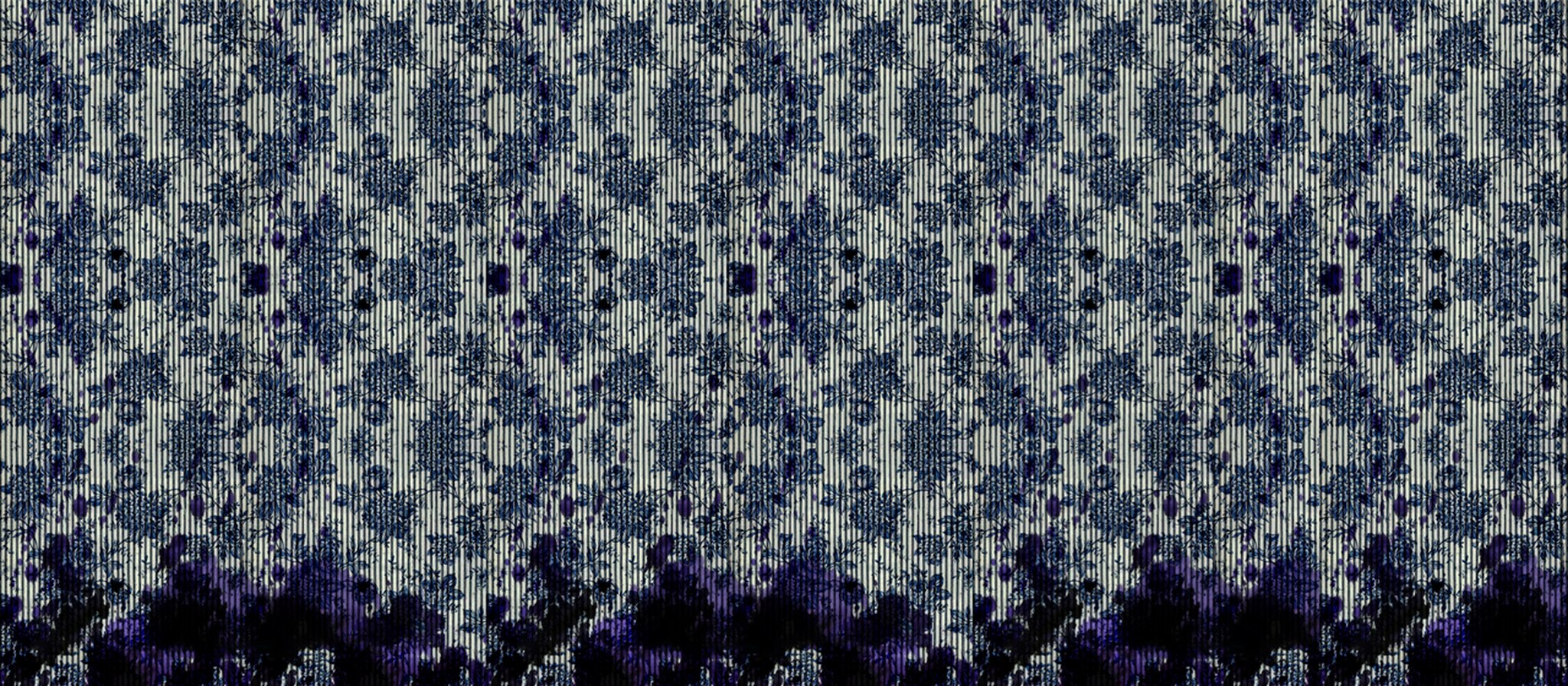 Wallpaper - Ink Blot - Roses - Art - 2048x896 Wallpaper - teahub.io