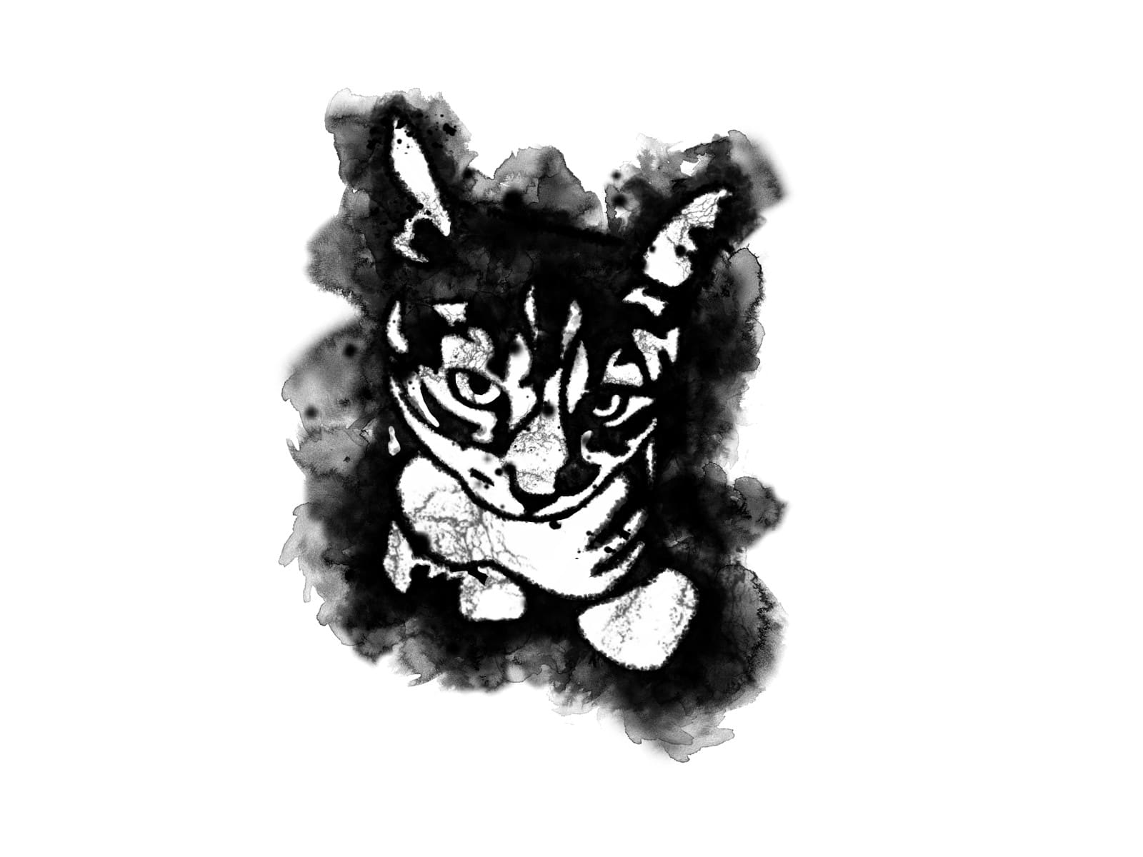 Ink Blot Art - HD Wallpaper 