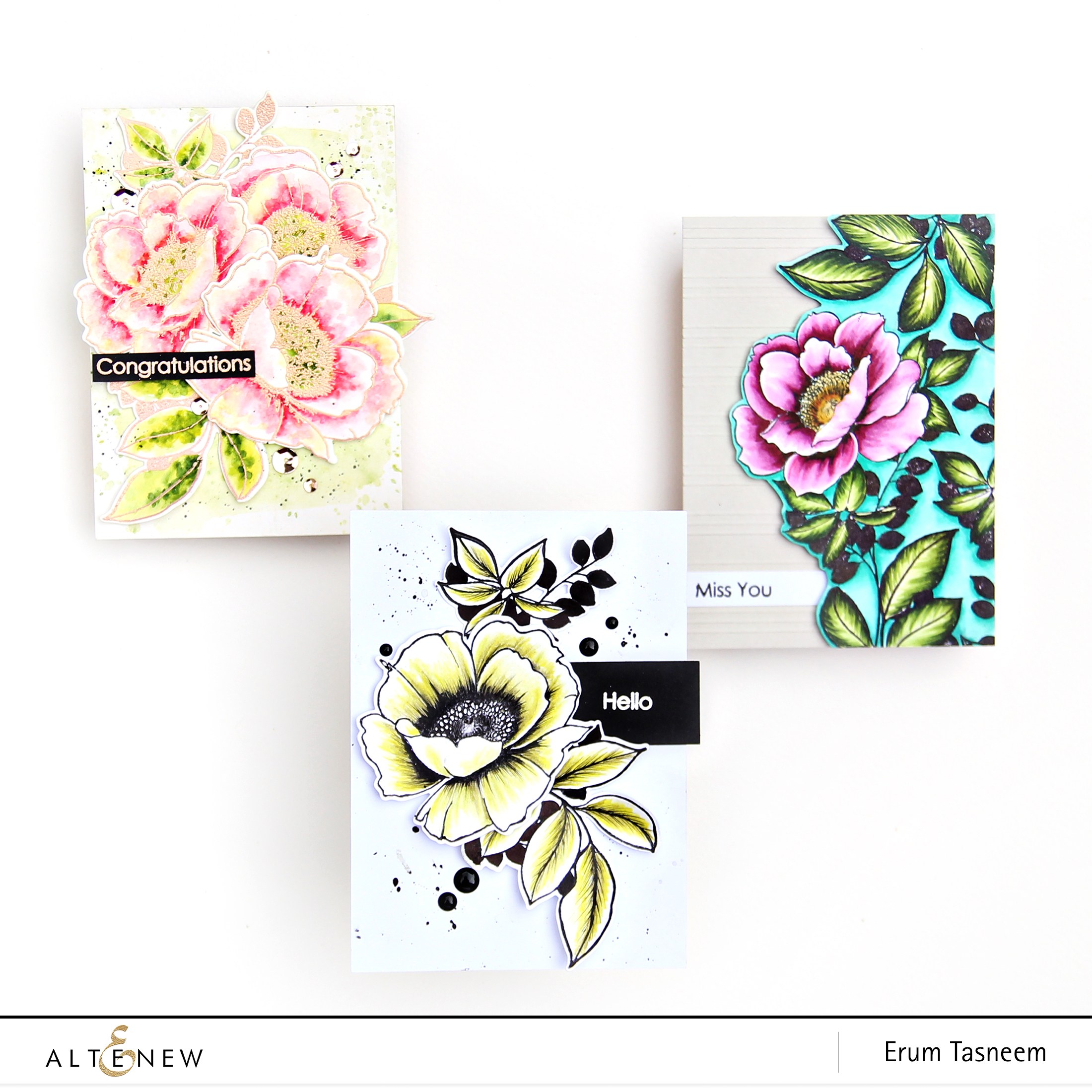 Altenew Wallpaper Art Stamp Set - HD Wallpaper 