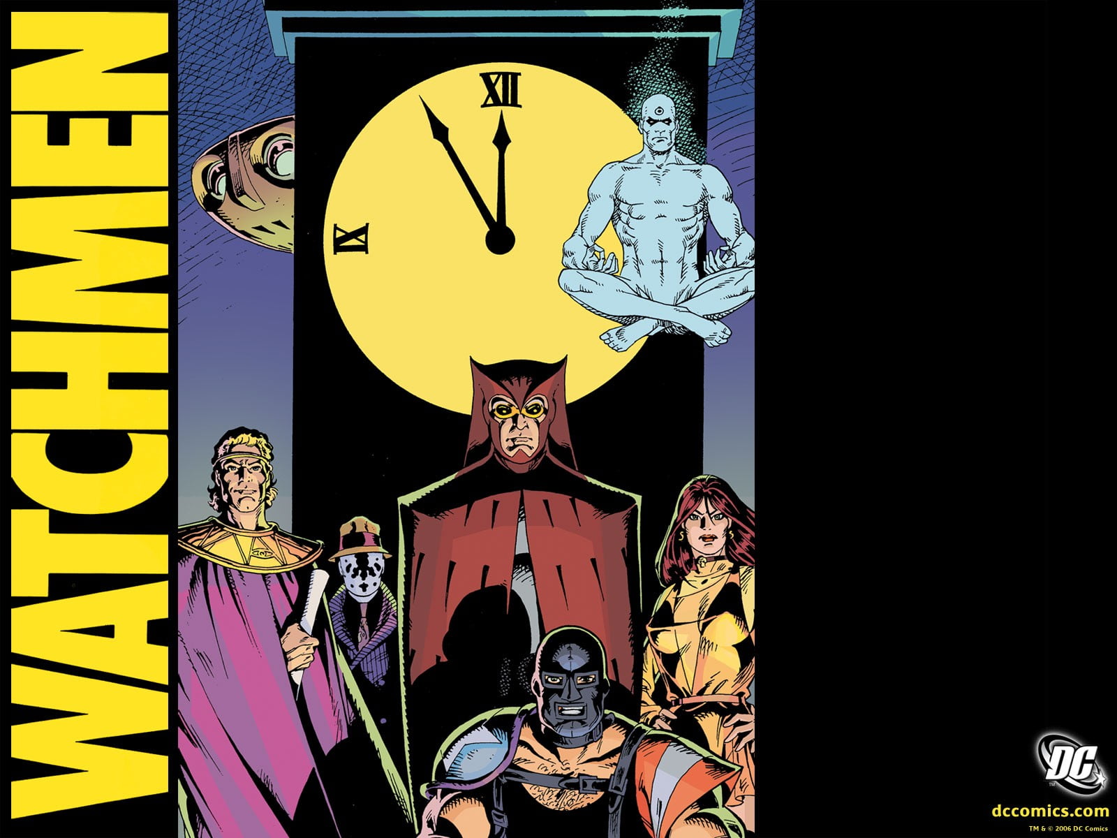Watchman Comicbook Alan Moore - HD Wallpaper 