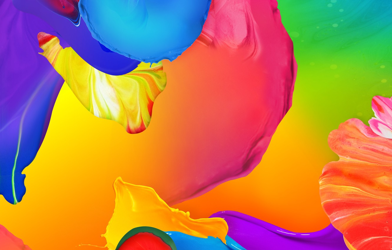 Photo Wallpaper Android, Samsung, Galaxy S5, Android - Color Paint Background Hd - HD Wallpaper 