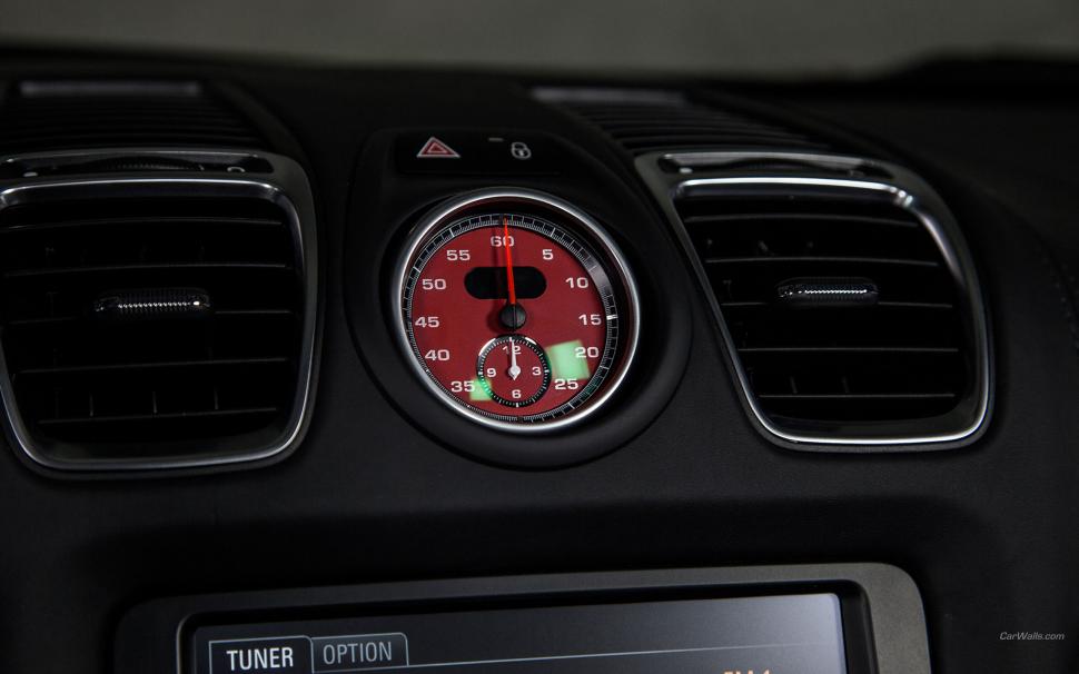 Porsche Boxster Clock Timer Interior Hd Wallpaper,cars - Porsche 981 Armaturenbrett - HD Wallpaper 