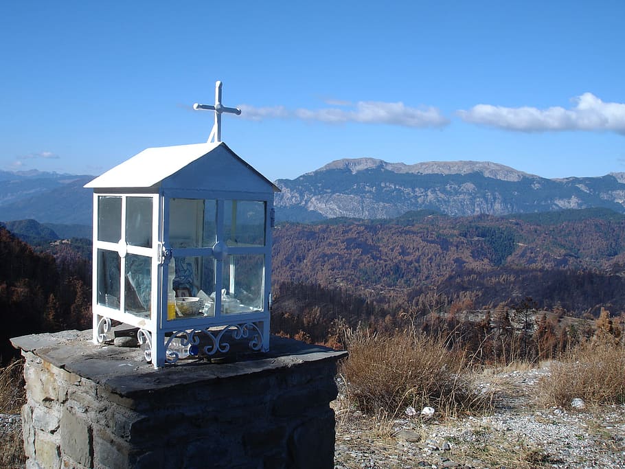 Chapel, Greece, Roman Catholic, Basilica, Landscape, - Rhodope Mountains - HD Wallpaper 