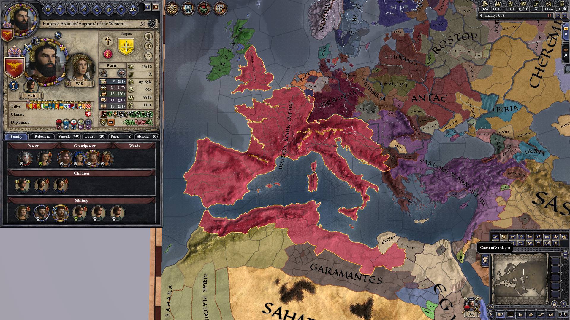 Western Roman Empire Restored - HD Wallpaper 