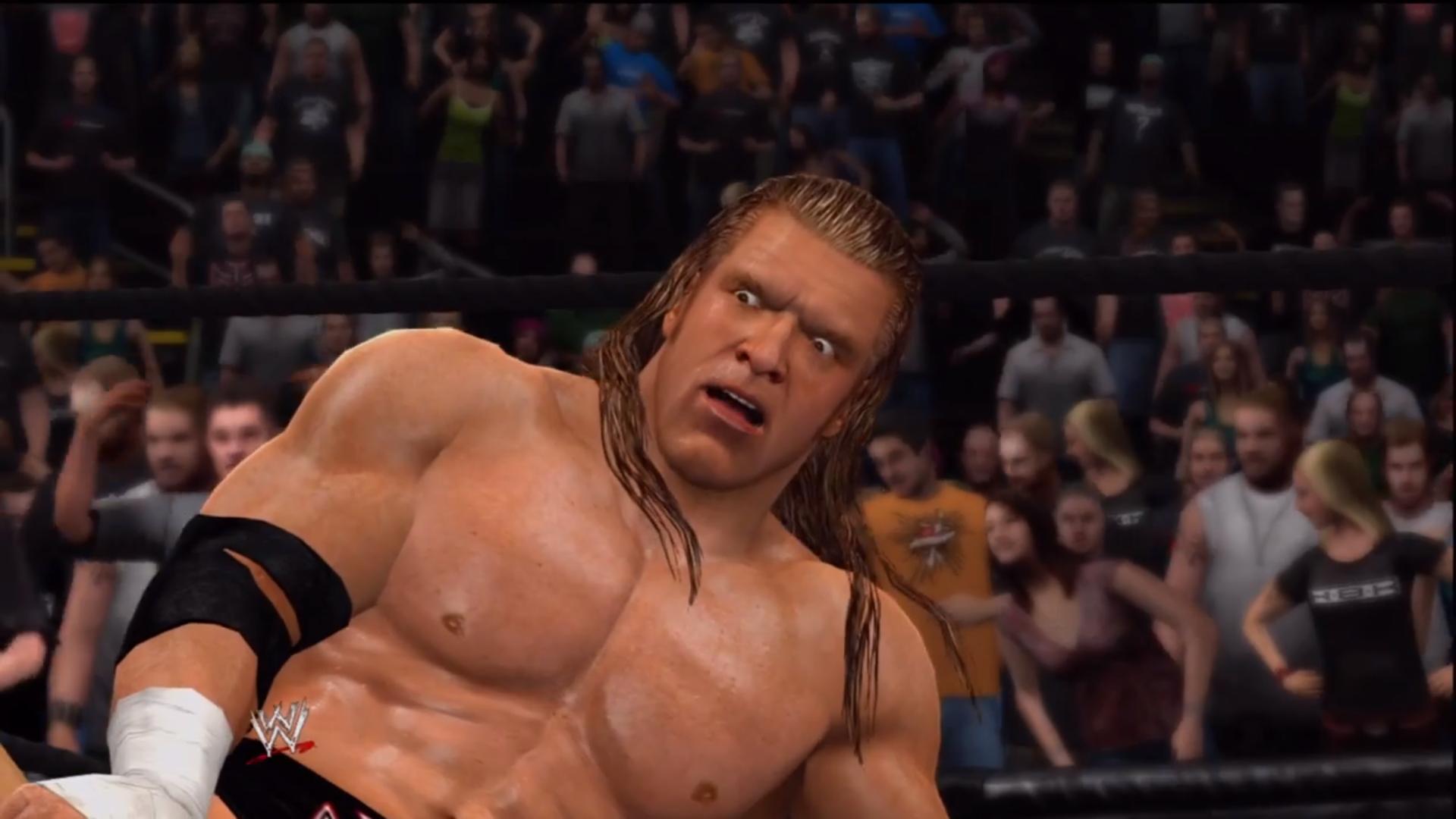 Cool Wwe 2k15 Games Wallpaper Desktop Wallpaper - Smackdown Shut Your Mouth Triple H - HD Wallpaper 