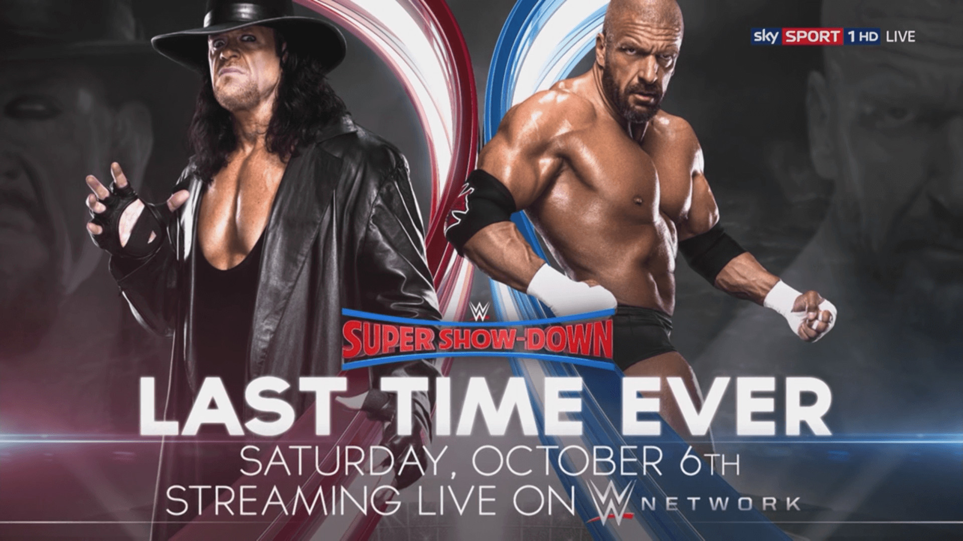 Wwe Super Show Down Am - Undertaker Vs Triple H 2018 - HD Wallpaper 