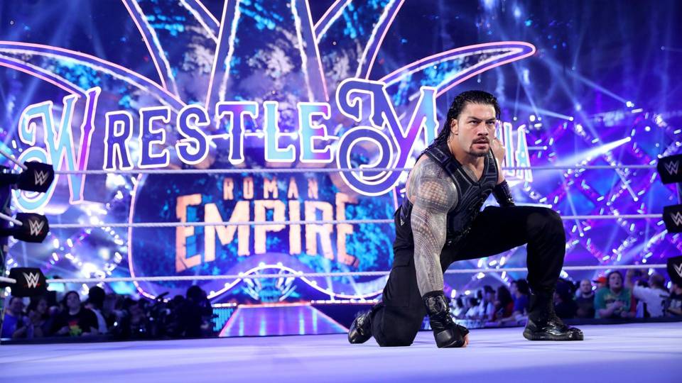 Roman Reigns Hd Wallpapers - Wwe Roman Reigns Wrestlemania 34 - HD Wallpaper 